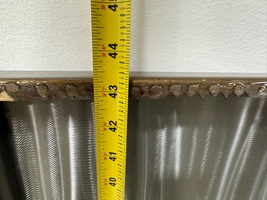 John Douglas (American, Twentieth-Twenty-First Century) Mixed Media On Metal with Resin Titled 'Deco Jewel' 43” x 43” [Photo 15]