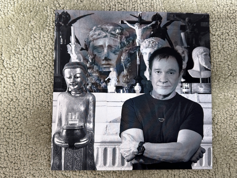 John Douglas (American, Twentieth-Twenty-First Century) Mixed Media On Metal with Resin Titled 'Deco Jewel' 43” x 43” [Photo 11]