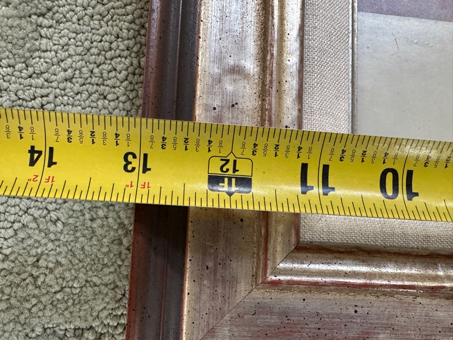 Richard Kozlow (American, 1926-2008) Acrylic on Canvas Titled 'Isla Mujer' 1970 7' x 9' Framed: 12.5' x 14' [Photo 14]