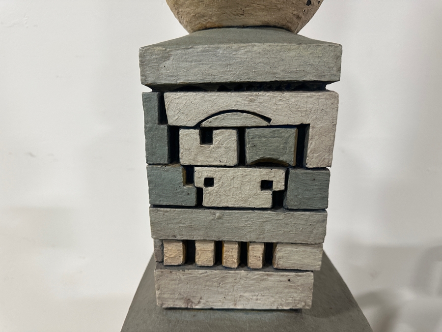 Christopher Davis-Benavides Abstract Ceramic Sculpture Inspired by a Peruvian Village 16'W x 80'H [Photo 3]