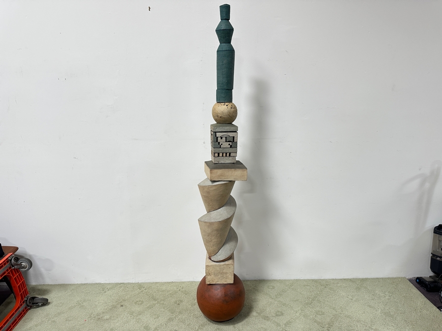 Christopher Davis-Benavides Abstract Ceramic Sculpture Inspired by a Peruvian Village 16'W x 80'H [Photo 2]