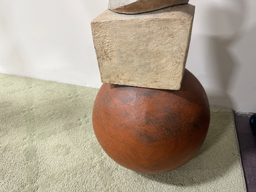 Christopher Davis-Benavides Abstract Ceramic Sculpture Inspired by a Peruvian Village 16'W x 80'H [Photo 6]