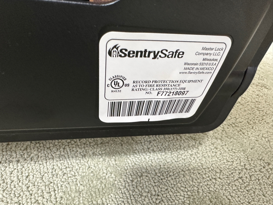 SentrySafe Digital Fire/Water Safe with Code and Instructions 16'W x 17'D x 18'H [Photo 6]