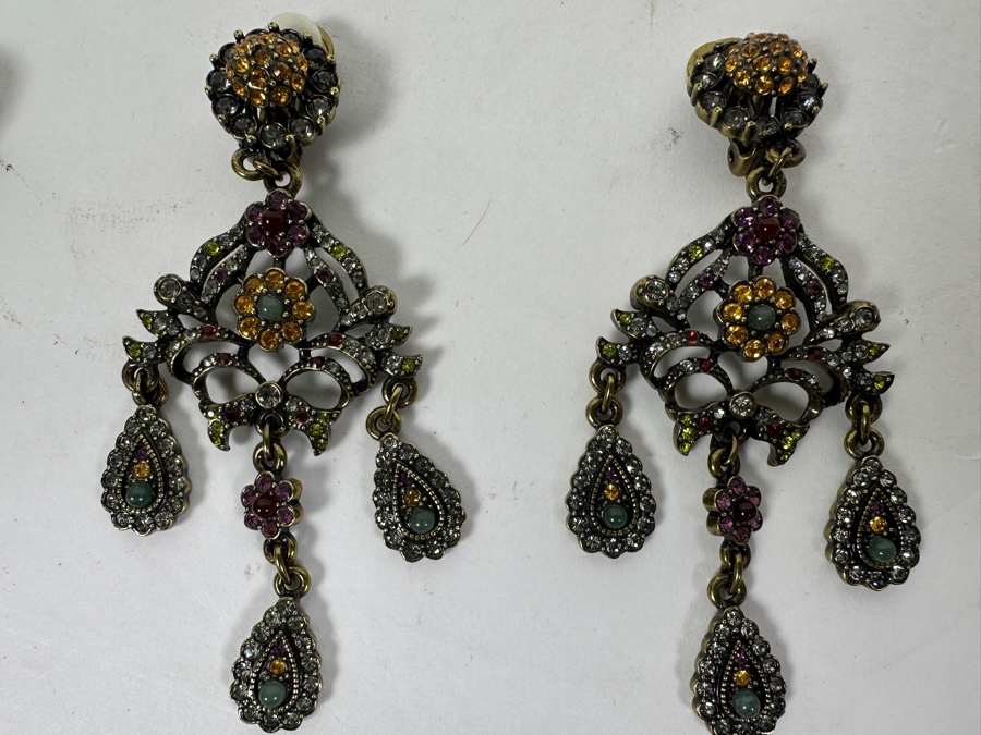 Collection Of (14) Heidi Daus Jewelry Clip-On Earrings [Photo 2]