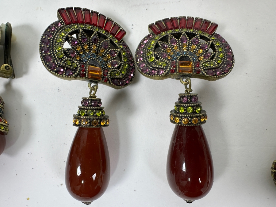 Collection Of (14) Heidi Daus Jewelry Clip-On Earrings [Photo 16]