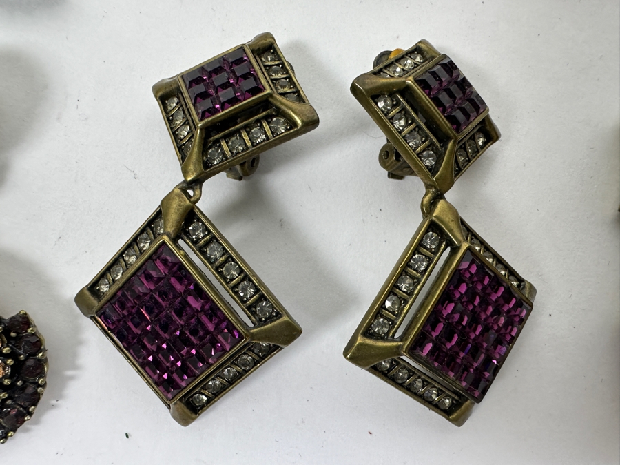 Collection Of (14) Heidi Daus Jewelry Clip-On Earrings [Photo 14]
