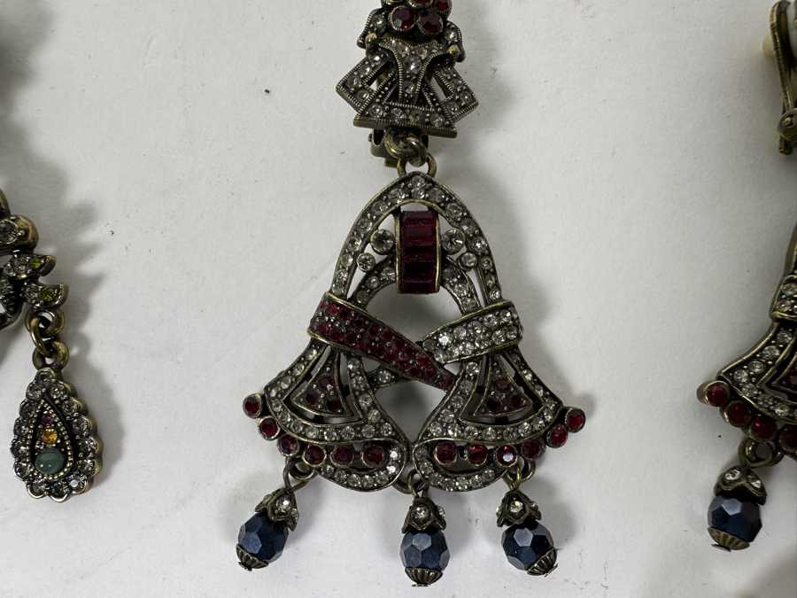 Collection Of (14) Heidi Daus Jewelry Clip-On Earrings [Photo 6]