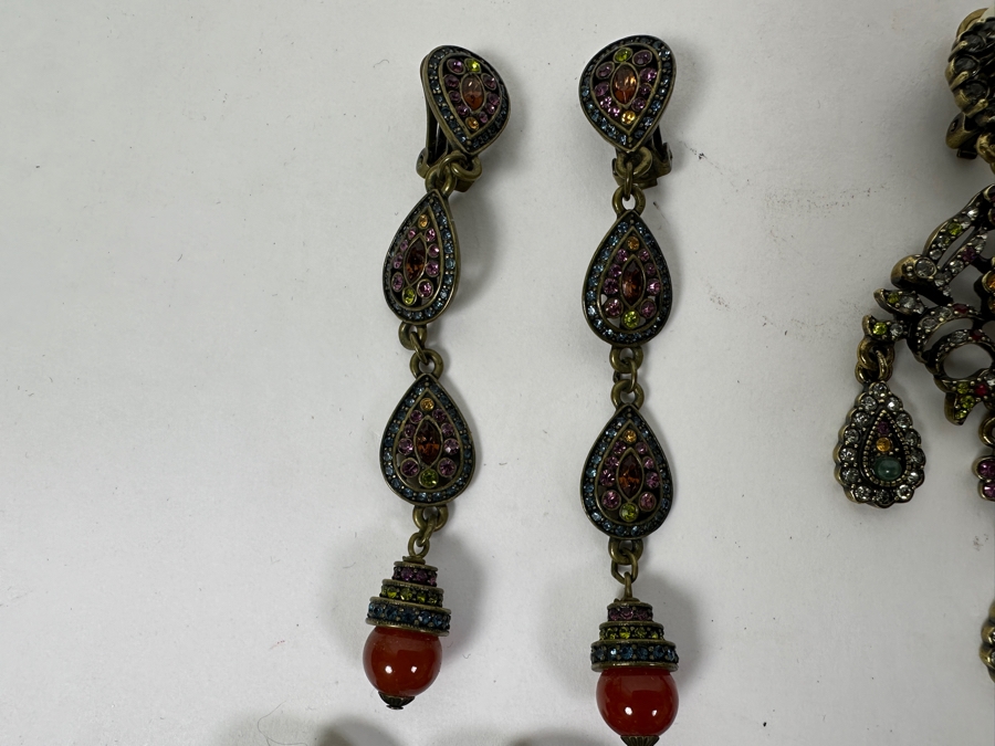 Collection Of (14) Heidi Daus Jewelry Clip-On Earrings [Photo 4]