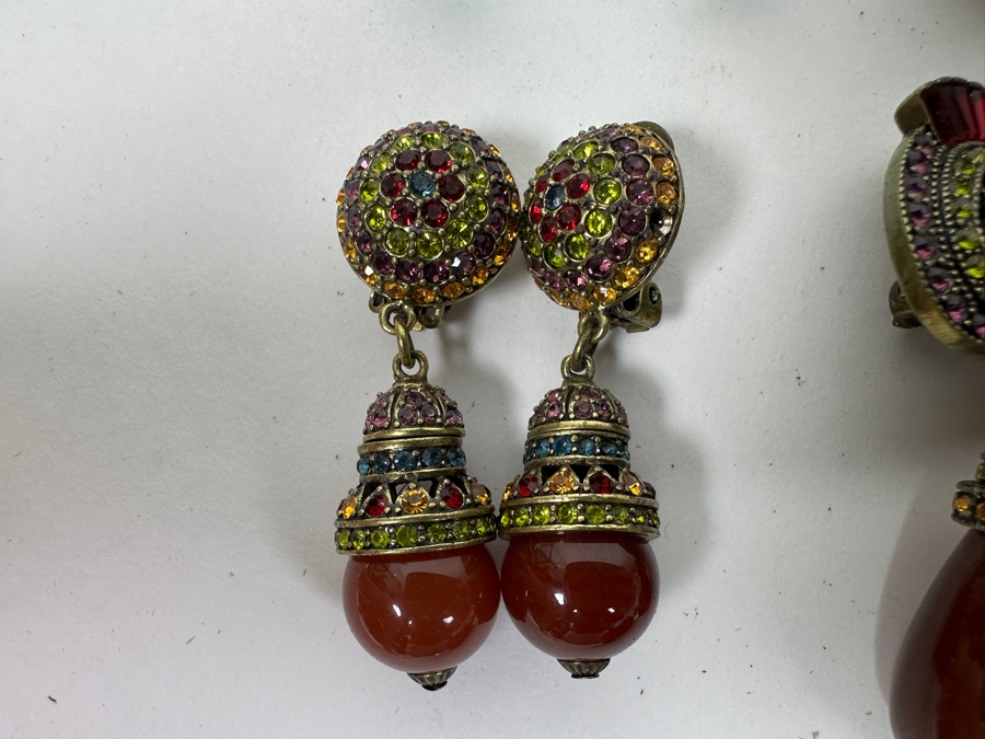 Collection Of (14) Heidi Daus Jewelry Clip-On Earrings [Photo 17]