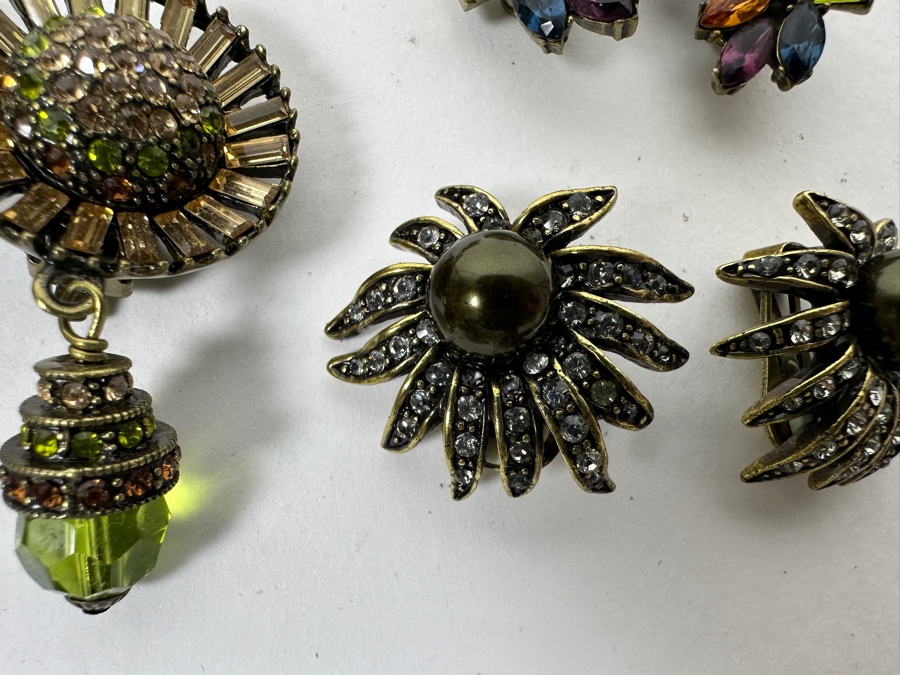 Collection Of (14) Heidi Daus Jewelry Clip-On Earrings [Photo 12]