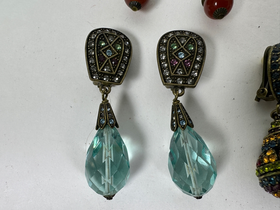 Collection Of (14) Heidi Daus Jewelry Clip-On Earrings [Photo 7]