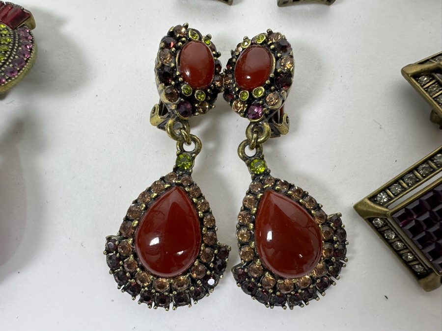 Collection Of (14) Heidi Daus Jewelry Clip-On Earrings [Photo 15]