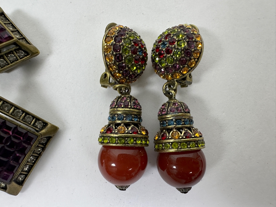 Collection Of (14) Heidi Daus Jewelry Clip-On Earrings [Photo 13]