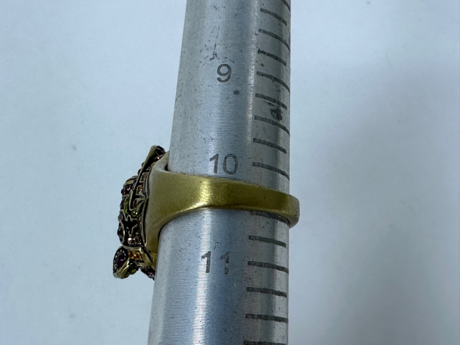 (4) Heidi Daus Jewelry Rings: Top Left Size 10, Top Right Size 9, Bottom Left Size 10.25, Bottom Right Size 10.5 [Photo 7]