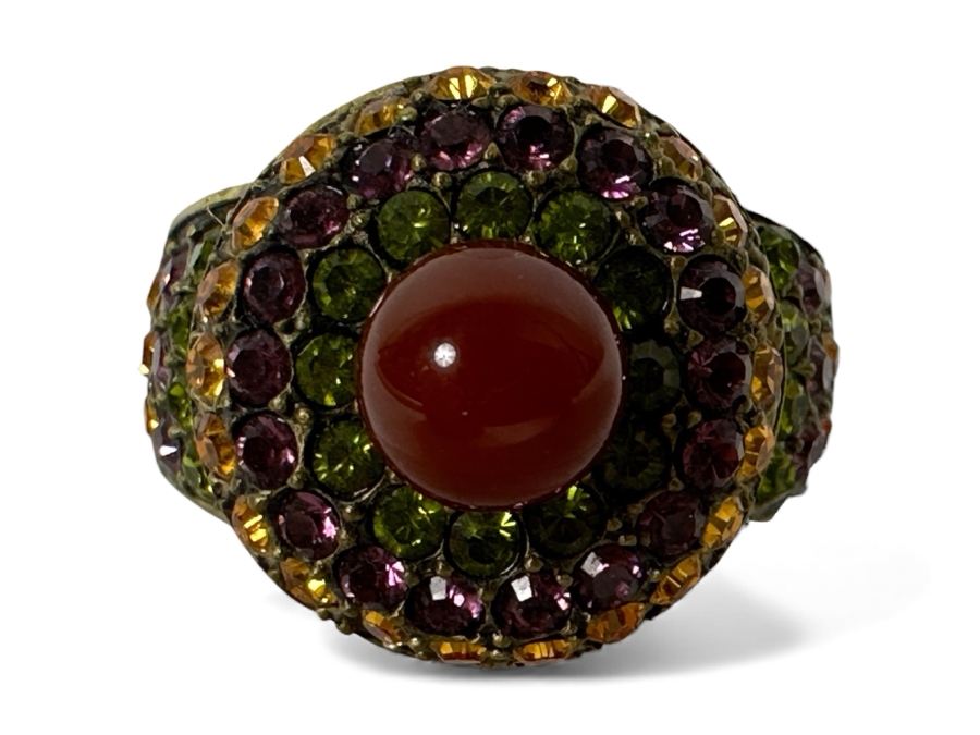 (4) Heidi Daus Jewelry Rings: Top Left Size 10, Top Right Size 9, Bottom Left Size 10.25, Bottom Right Size 10.5 [Photo 4]