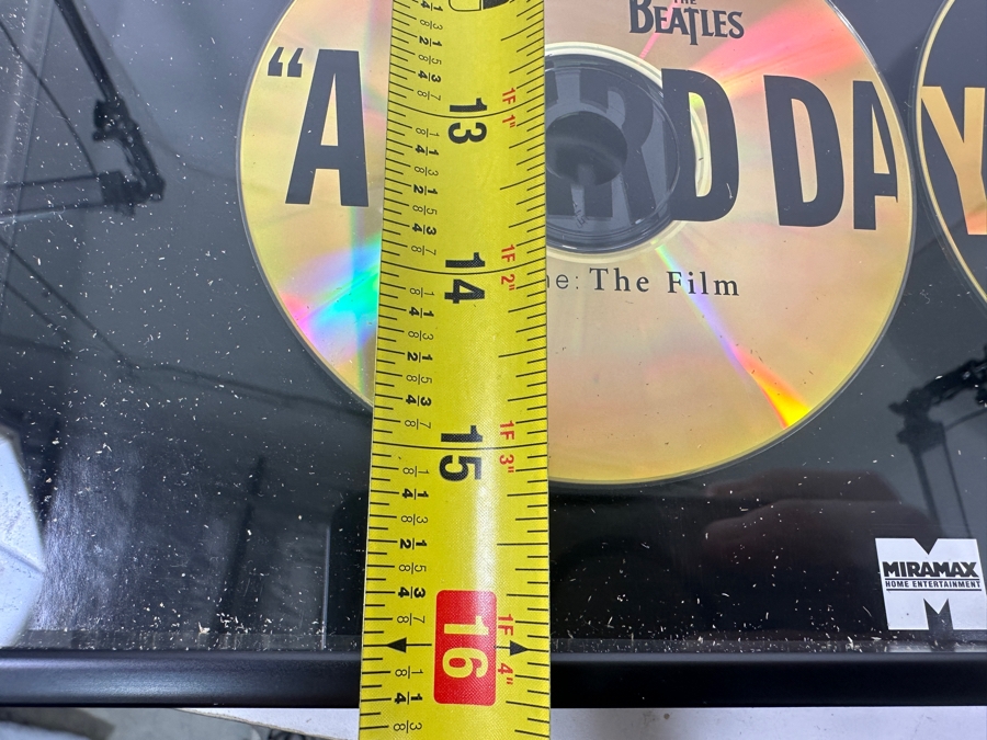 Limited Edition Miramax Collector's Series Shadowbox Framed The Beatles 'A Hard Day's Night' Limited Edition Commemorative Lithograph With Movie Dvds Numbered 253 Of 500 13' X 16' [Photo 12]