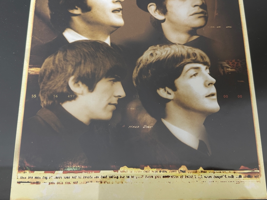 Limited Edition Miramax Collector's Series Shadowbox Framed The Beatles 'A Hard Day's Night' Limited Edition Commemorative Lithograph With Movie Dvds Numbered 253 Of 500 13' X 16' [Photo 3]