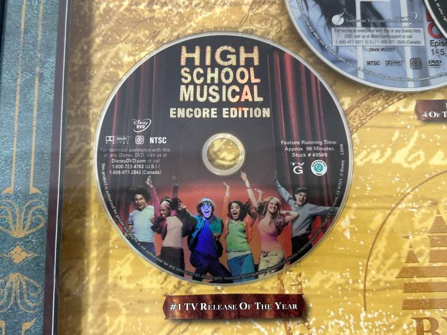 Buena Vista Home Entertainment Limited Edition Commemorative Numbered 123/500 With Dvds Of Disney Pixar Cars, Walt Disney's Pirates Of The Caribbean, The Chronicles Of Narnia, The Little Mermaid, High School Musical, Lost & Grey's Anatomy 18.5 X 19.5 [Photo 7]