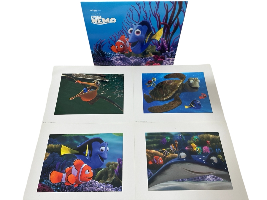 (4) Walt Disney Pictures Finding Nemo Lithographs 14 X 11