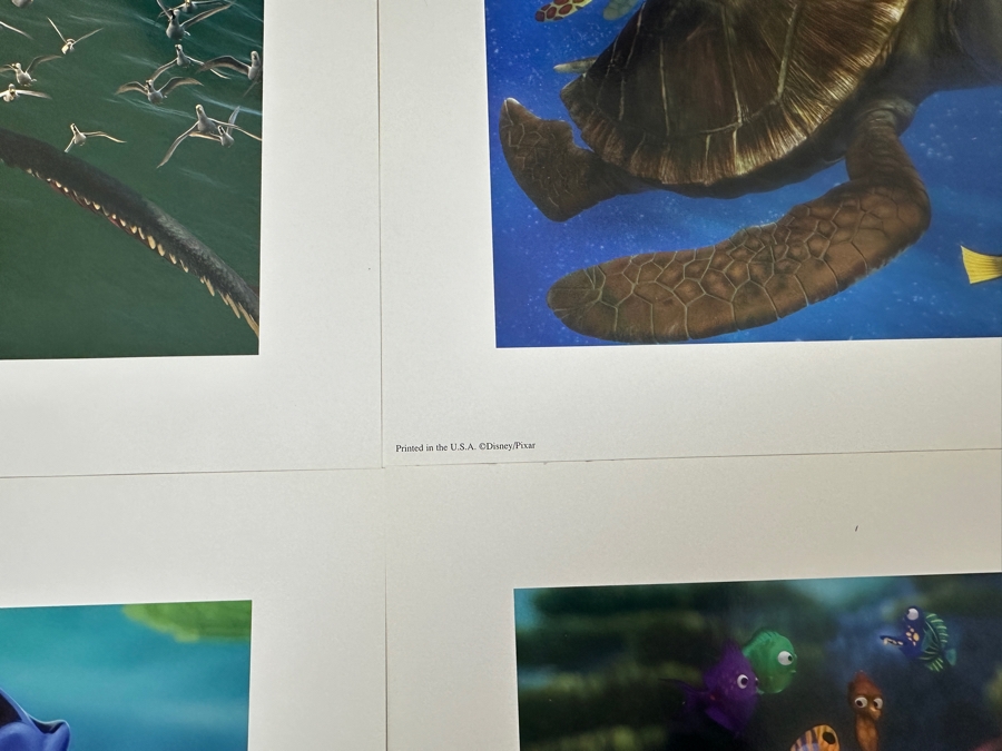 (4) Walt Disney Pictures Finding Nemo Lithographs 14 X 11 [Photo 3]