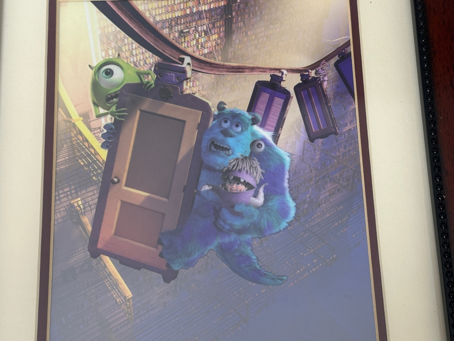 Disney/Pixar Monsters, Inc. Print 8 X 9.5 Framed 14 X 17 [Photo 3]