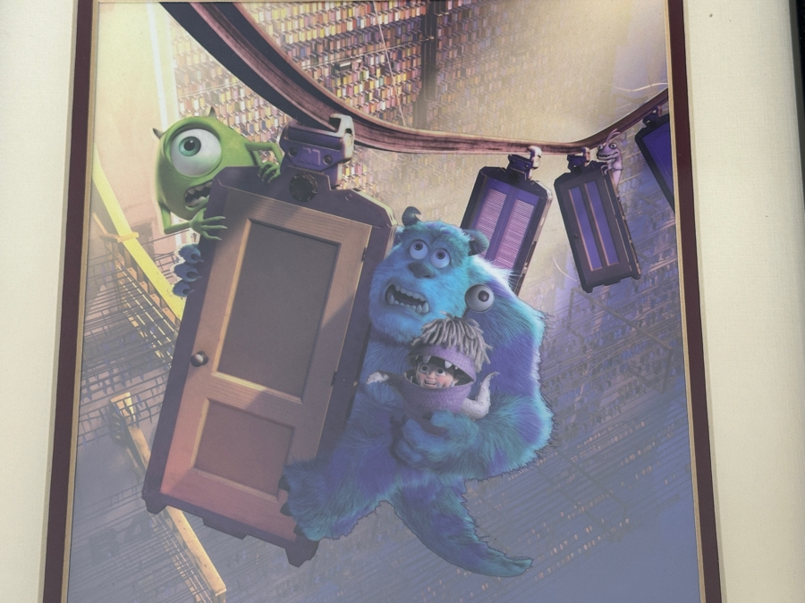 Disney/Pixar Monsters, Inc. Print 8 X 9.5 Framed 14 X 17 [Photo 4]