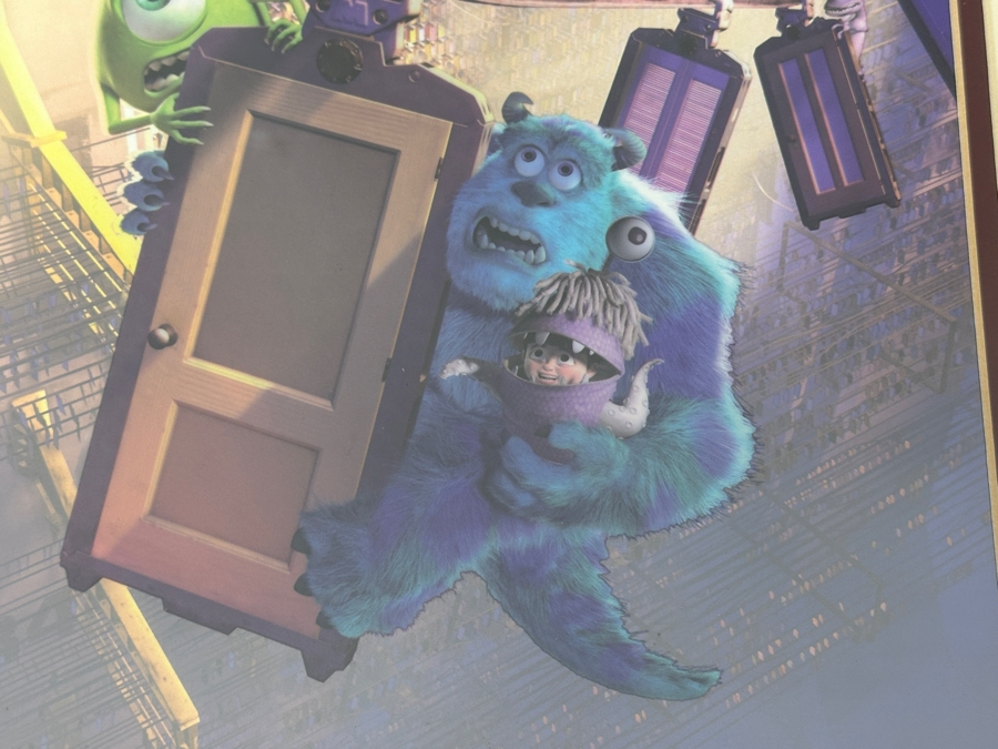Disney/Pixar Monsters, Inc. Print 8 X 9.5 Framed 14 X 17 [Photo 5]
