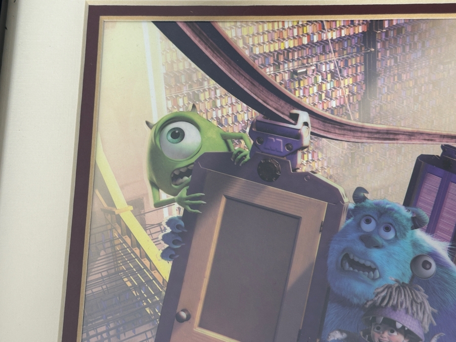 Disney/Pixar Monsters, Inc. Print 8 X 9.5 Framed 14 X 17 [Photo 6]