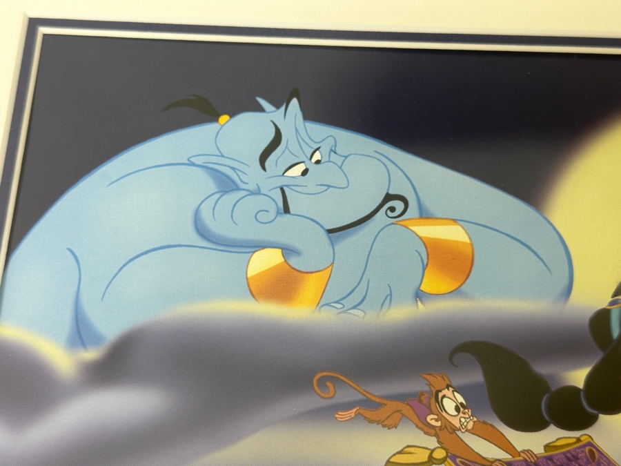 Limited Edition Walt Disney Aladdin Special Edition Lithograph Numbered 90 Of 900 10 X 9 [Photo 4]