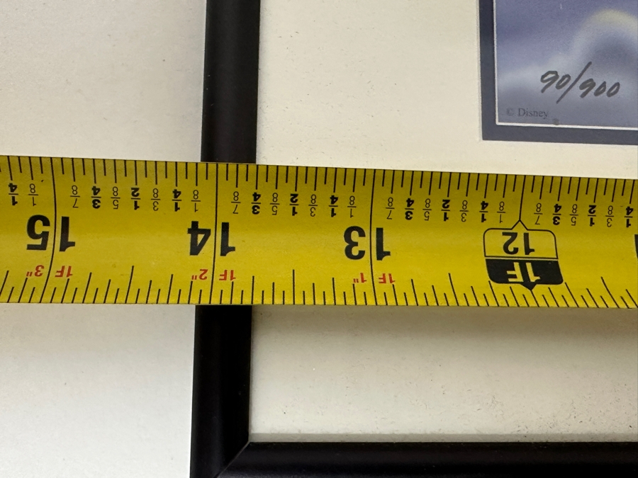 Limited Edition Walt Disney Aladdin Special Edition Lithograph Numbered 90 Of 900 10 X 9 [Photo 11]