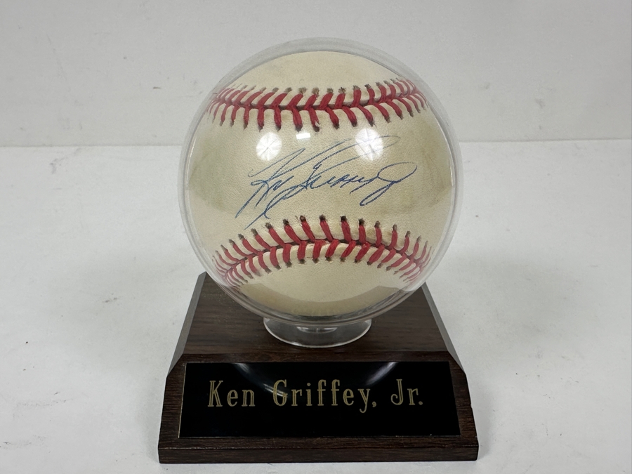 Autographed Ken Griffey, Jr. Baseball [Photo 8]