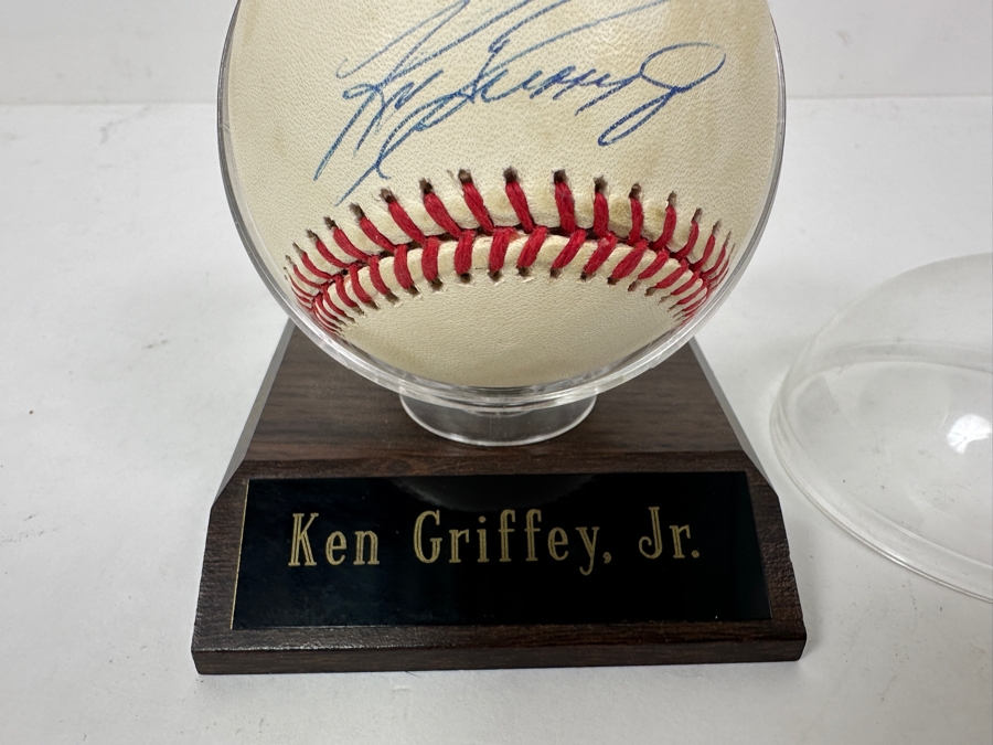 Autographed Ken Griffey, Jr. Baseball [Photo 6]