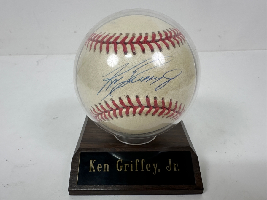 Autographed Ken Griffey, Jr. Baseball [Photo 7]