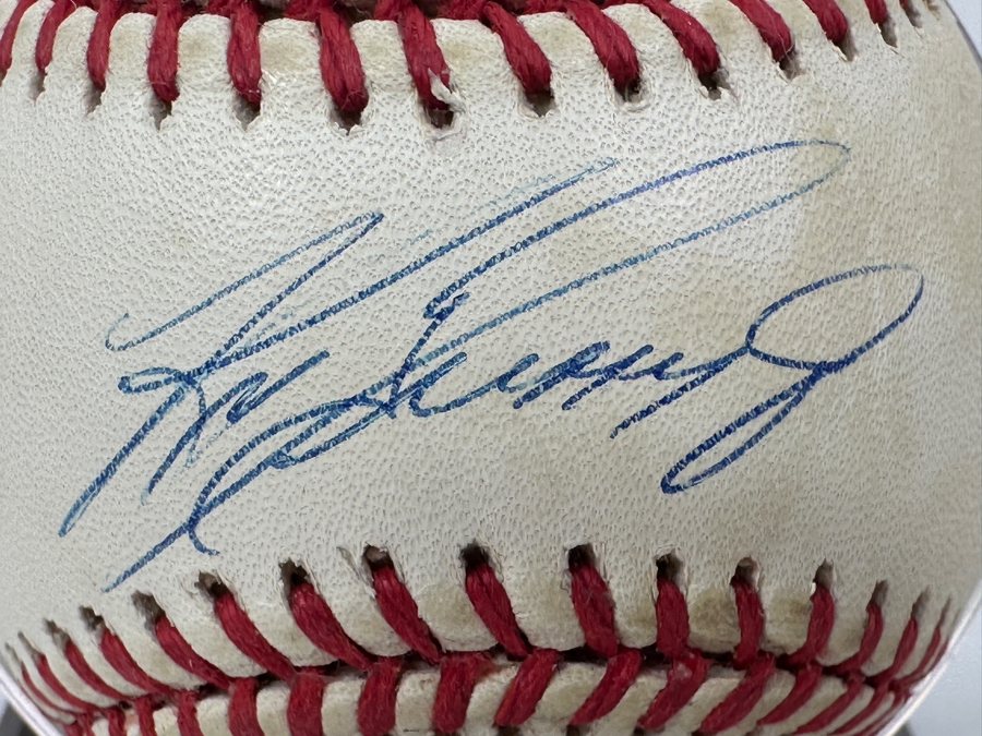 Autographed Ken Griffey, Jr. Baseball [Photo 3]