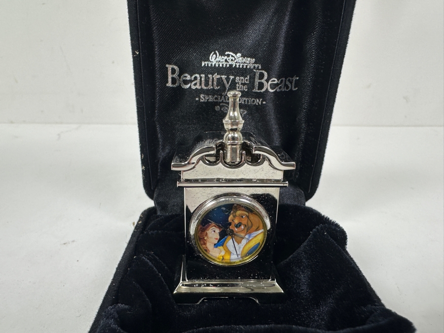 New Walt Disney's Beauty And The Beast Special Edition Clock [Photo 3]