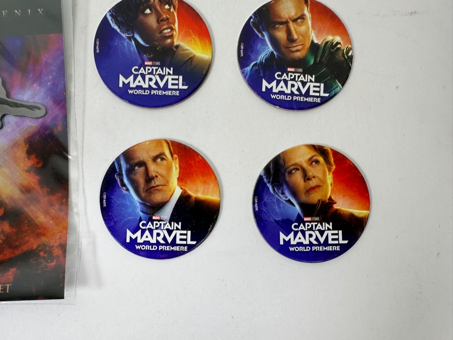 Marvel/Disney Collection Including Captain Marvel Limited Edition Lapel Pin, X-Men Dark Phoenix Keychain, Toy Story 4 Sheriff Woody Pocket Pop Keychain & More [Photo 10]