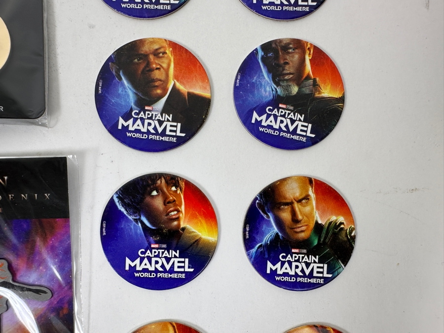Marvel/Disney Collection Including Captain Marvel Limited Edition Lapel Pin, X-Men Dark Phoenix Keychain, Toy Story 4 Sheriff Woody Pocket Pop Keychain & More [Photo 9]