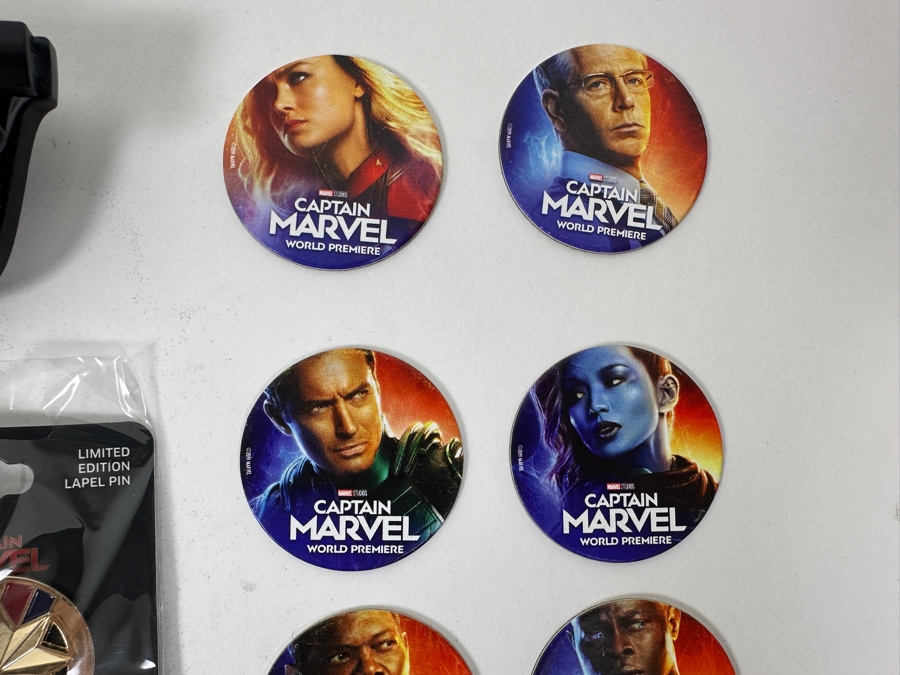 Marvel/Disney Collection Including Captain Marvel Limited Edition Lapel Pin, X-Men Dark Phoenix Keychain, Toy Story 4 Sheriff Woody Pocket Pop Keychain & More [Photo 8]