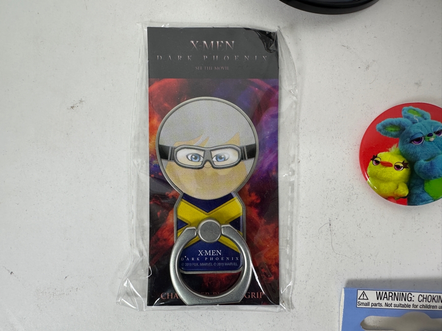 Marvel/Disney Collection Including Captain Marvel Limited Edition Lapel Pin, X-Men Dark Phoenix Keychain, Toy Story 4 Sheriff Woody Pocket Pop Keychain & More [Photo 4]