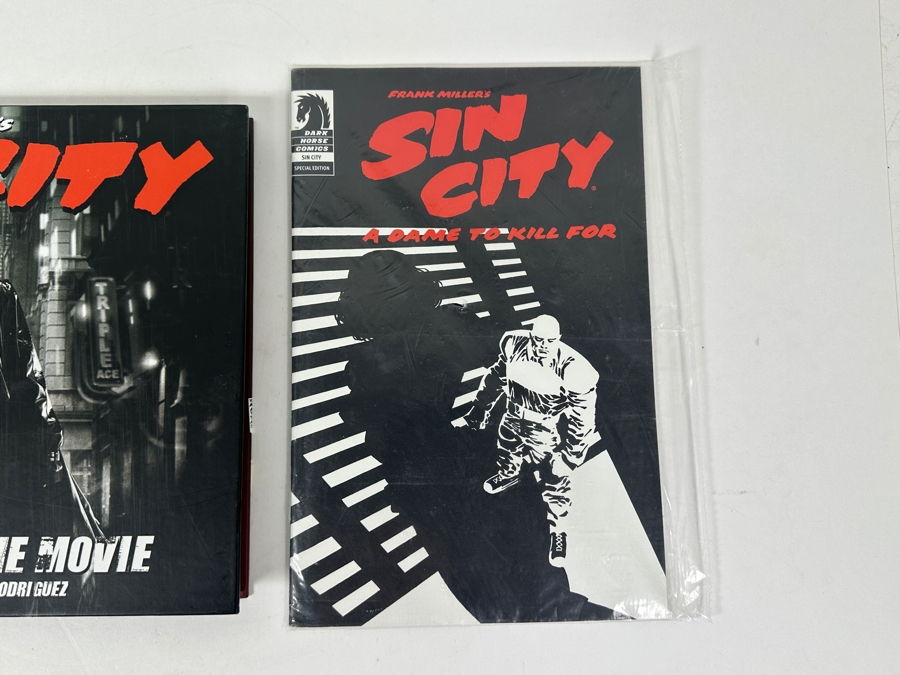 First Edition Hardcover Book Frank Miller's Sin City: The Making Of The Movie And Factory Sealed Special Edition Dark Horse Comics Frank Miller's Sin City: A Dame To Kill For Comic Book [Photo 3]