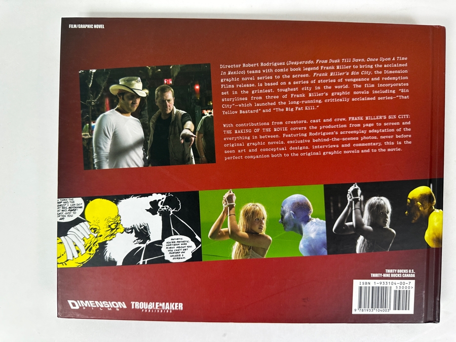 First Edition Hardcover Book Frank Miller's Sin City: The Making Of The Movie And Factory Sealed Special Edition Dark Horse Comics Frank Miller's Sin City: A Dame To Kill For Comic Book [Photo 13]