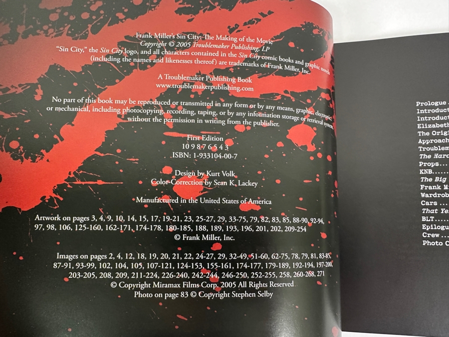 First Edition Hardcover Book Frank Miller's Sin City: The Making Of The Movie And Factory Sealed Special Edition Dark Horse Comics Frank Miller's Sin City: A Dame To Kill For Comic Book [Photo 8]