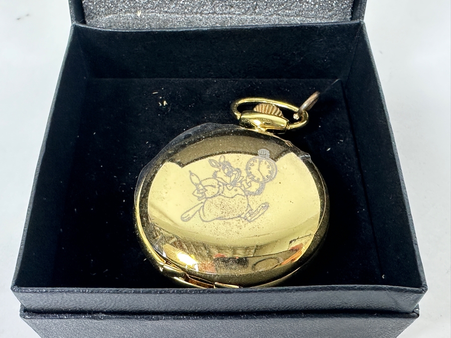 New Disney's Alice In Wonderland The Masterpiece Edition Promotional Pocket Watch With Box [Photo 5]
