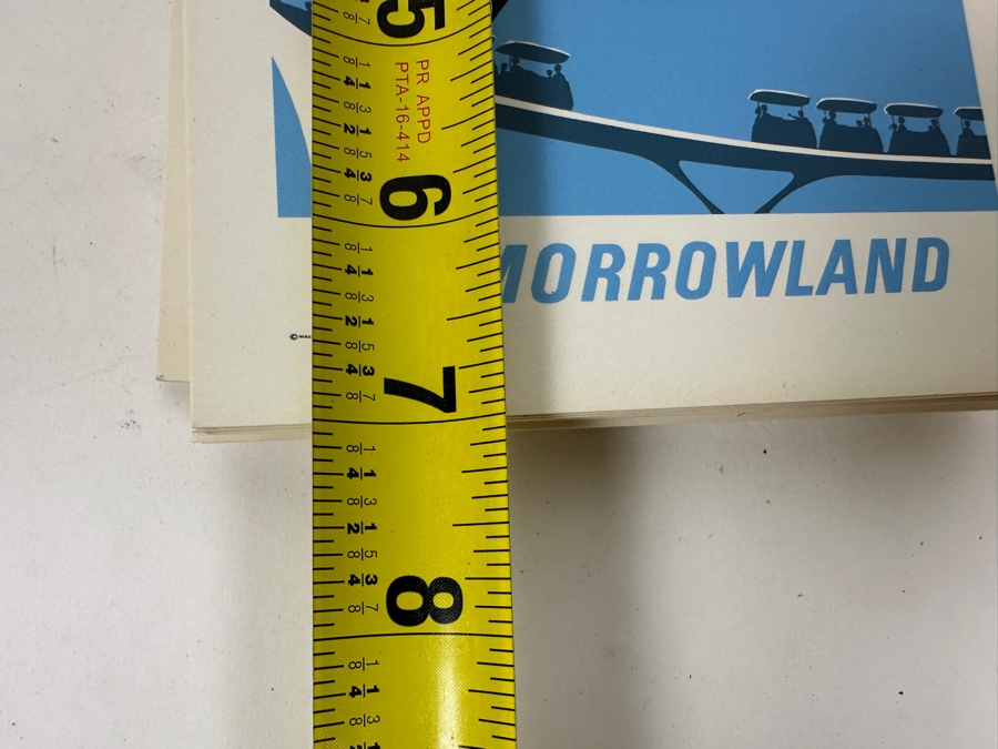 (5) 50 Year Anniversary Of Disneyland Collectible Lithograph Litho Sets For: Adventureland, Frontierland, New Orleans Square, Fantasyland And Tomorrowland 5' X 7' [Photo 9]