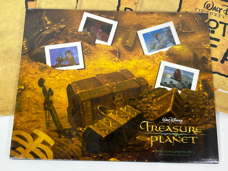 (6) Walt Disney Factory Sealed Lithograph Sets: (1) Cinderella, (1) Treasure Planet And (4) Brother Bear [Photo 5]