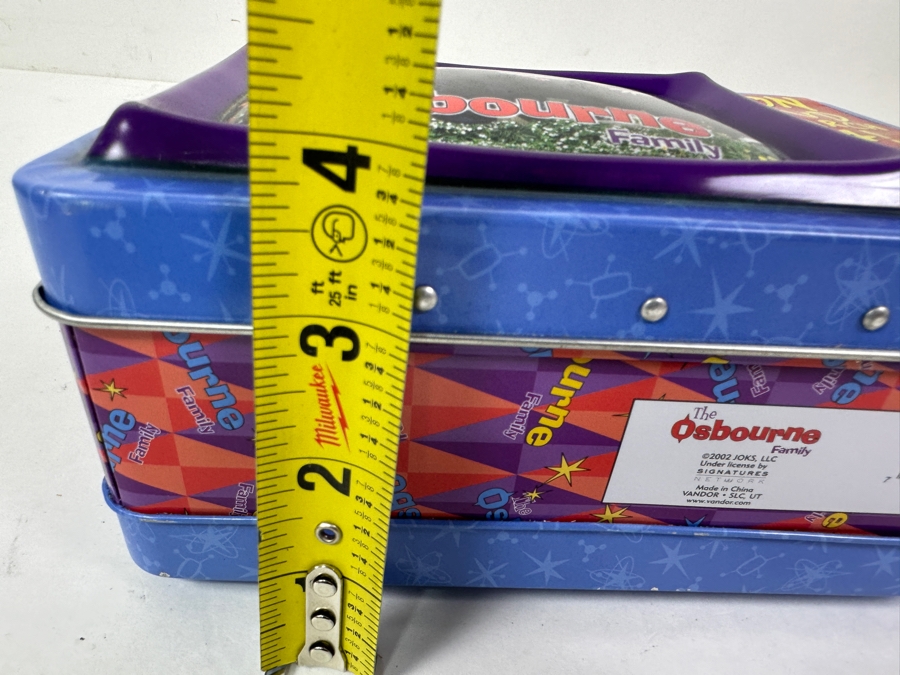 New The Osbourne Family TV Tin Tote Lunch Box 8W X 4D X 8H With New The Osbournes The First Season T-Shirt Size L [Photo 15]