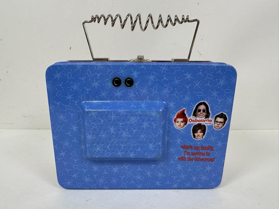 New The Osbourne Family TV Tin Tote Lunch Box 8W X 4D X 8H With New The Osbournes The First Season T-Shirt Size L [Photo 4]
