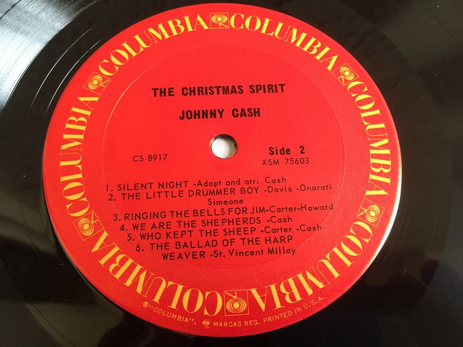 Johnny Cash ‎- The Christmas Spirit - Columbia ‎- CS 8917 [Photo 6]