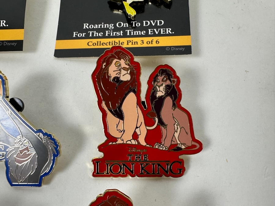Collection Of (10) Vintage Walt Disney The Lion King Trading Pins [Photo 2]