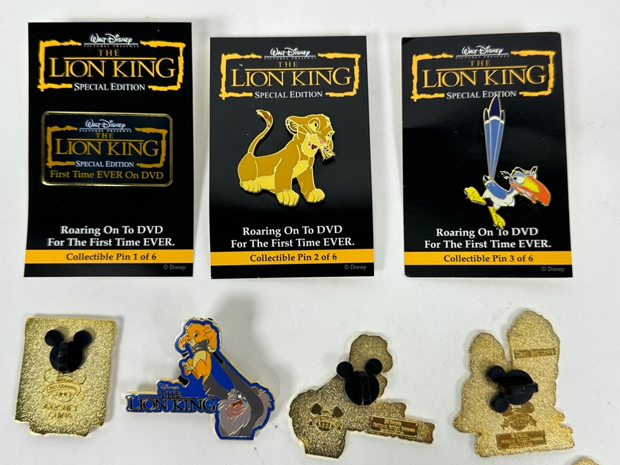 Collection Of (10) Vintage Walt Disney The Lion King Trading Pins [Photo 18]